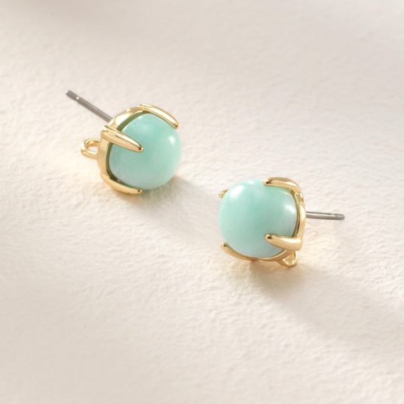 Stella & Dot | Mint Anne Fringe Statement to Stud Earrings - Picture 4 of 10